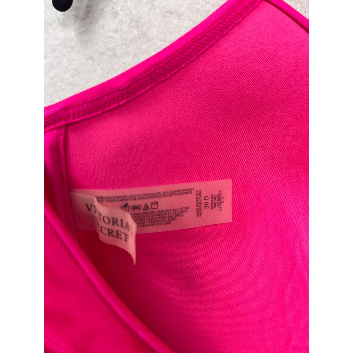 Victorias Secret Hot Pink Bikini Set L #464A