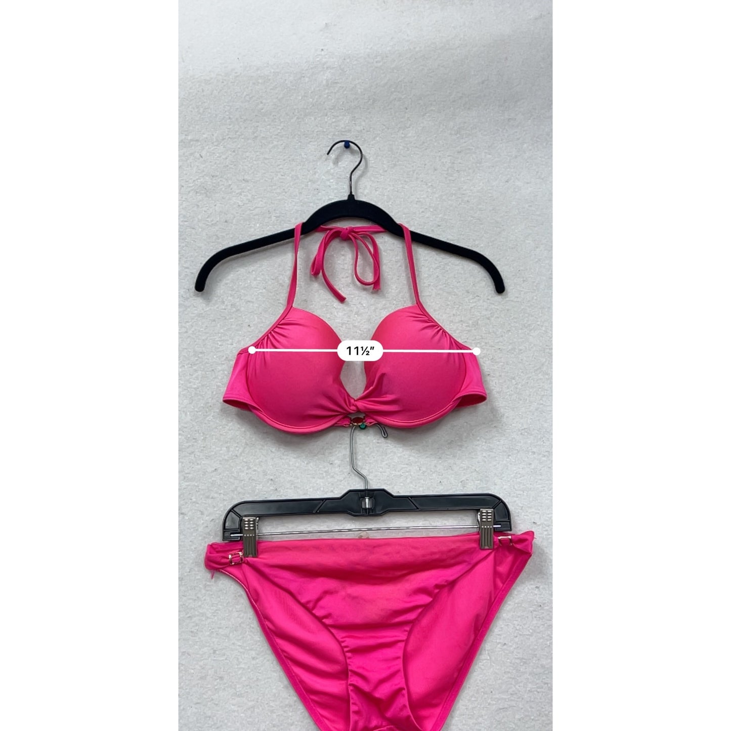 Victorias Secret Hot Pink Bikini Set L #464A