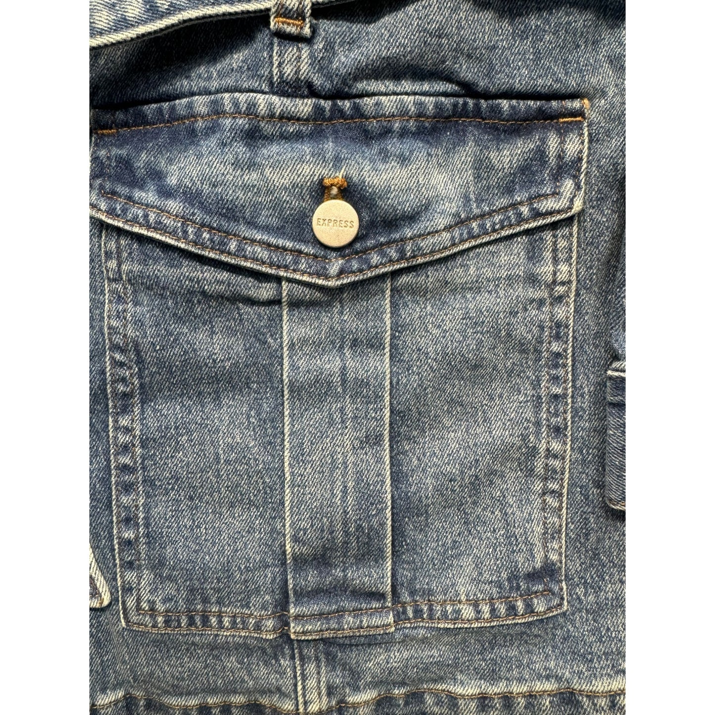 Express Jean Jacket With Belt#5325