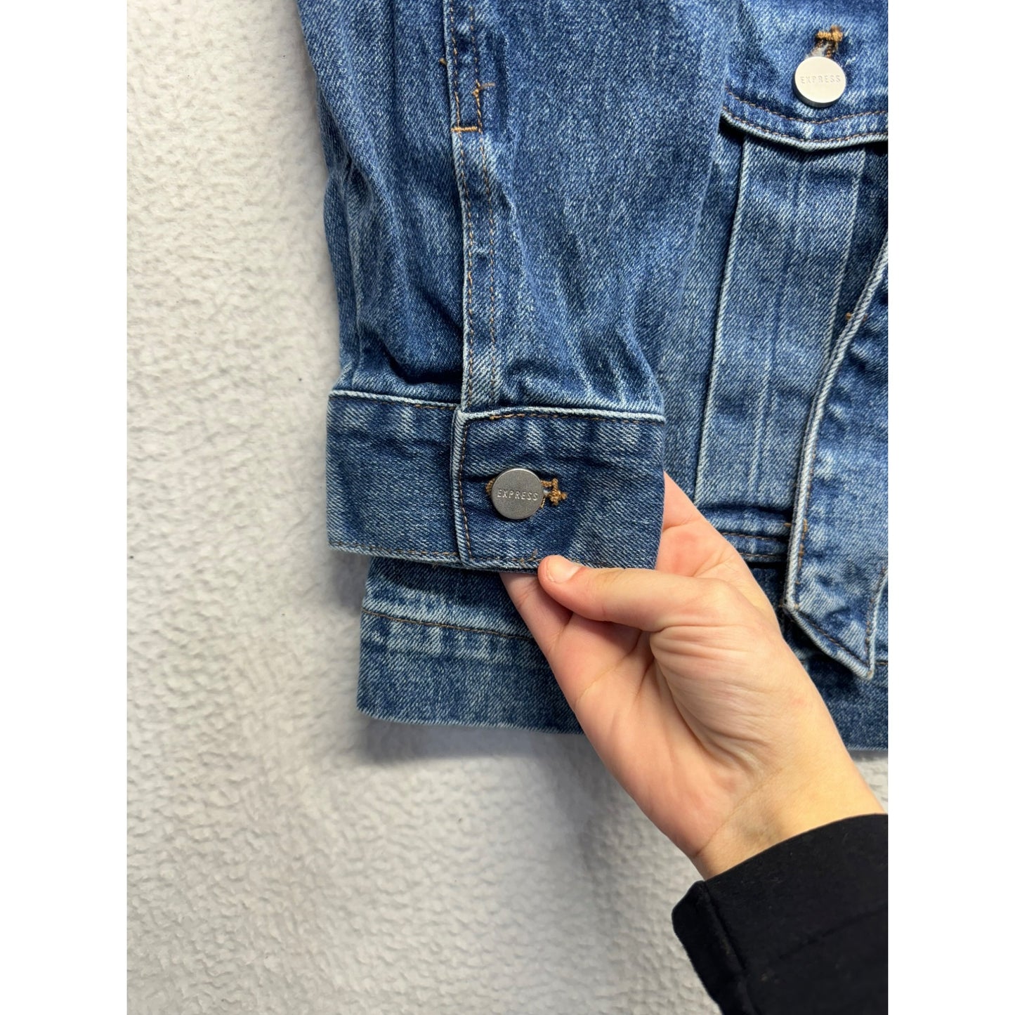 Express Jean Jacket With Belt#5325