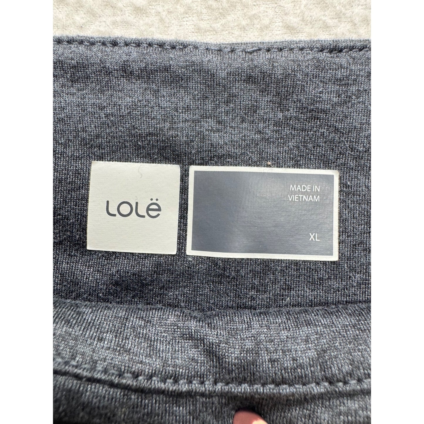 Lolé Gray Jogger Pants XL Polyester & Elastane Blend 270B