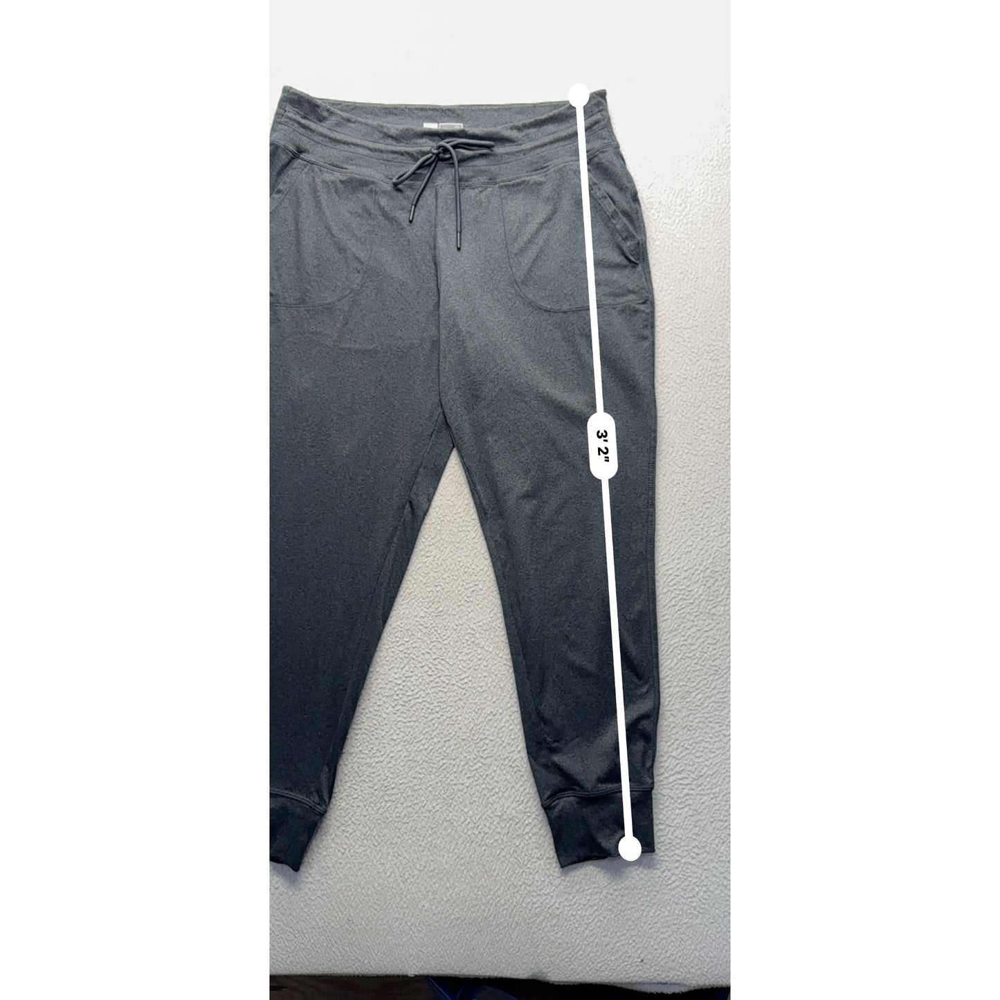 Lolé Gray Jogger Pants XL Polyester & Elastane Blend 270B