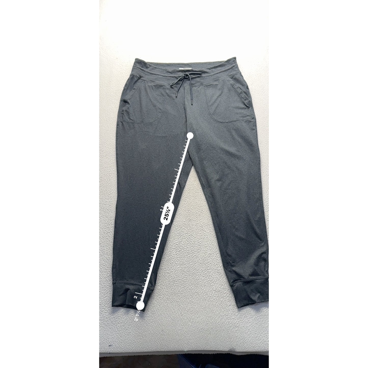 Lolé Gray Jogger Pants XL Polyester & Elastane Blend 270B