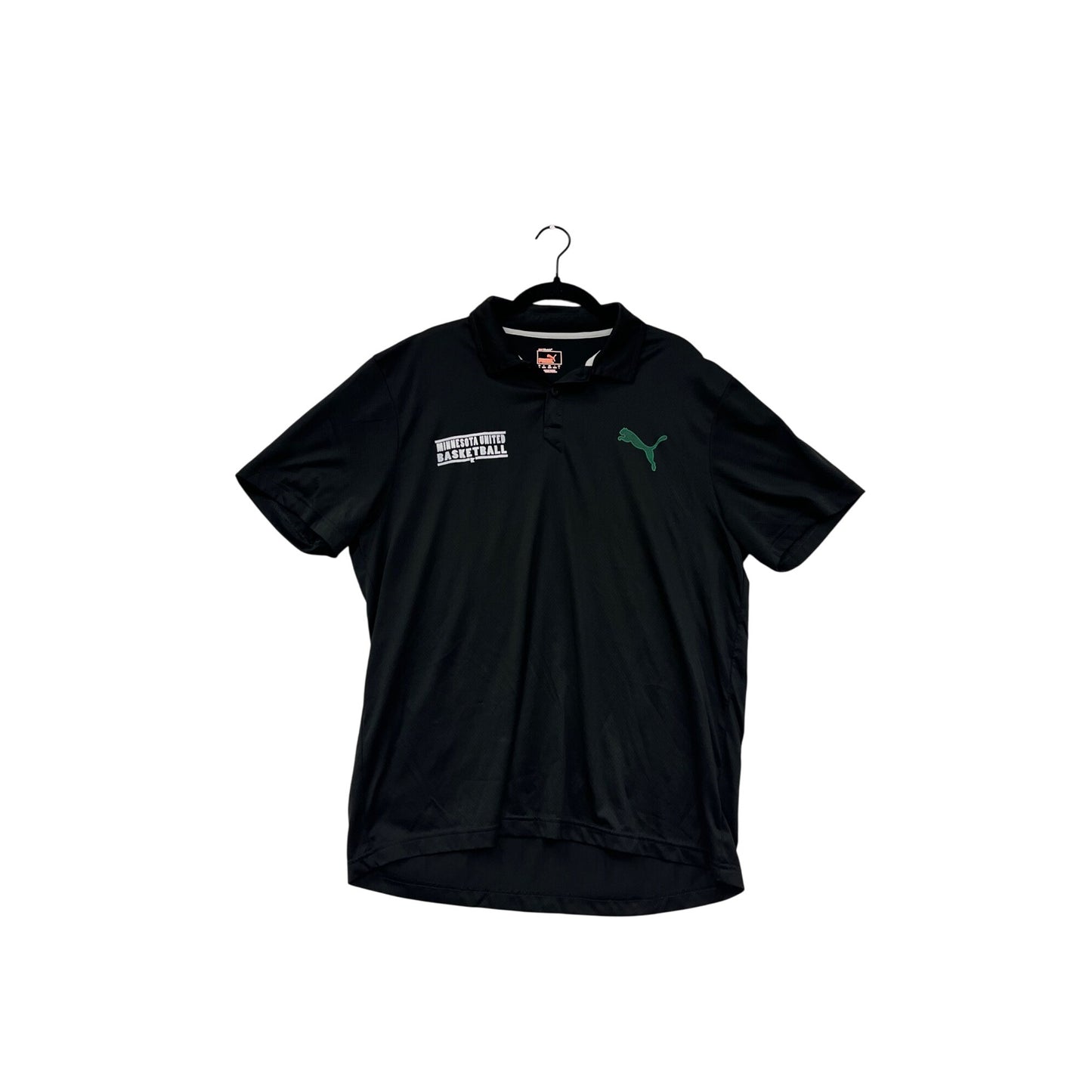 Puma Black Minnesota United Basketball Polo Shirt  #8764