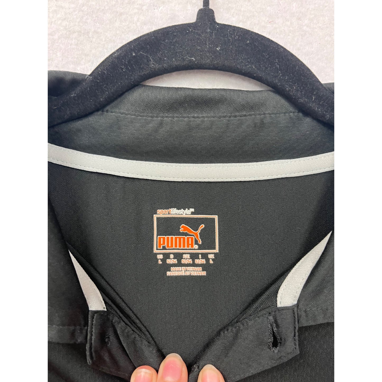 Puma Black Minnesota United Basketball Polo Shirt  #8764