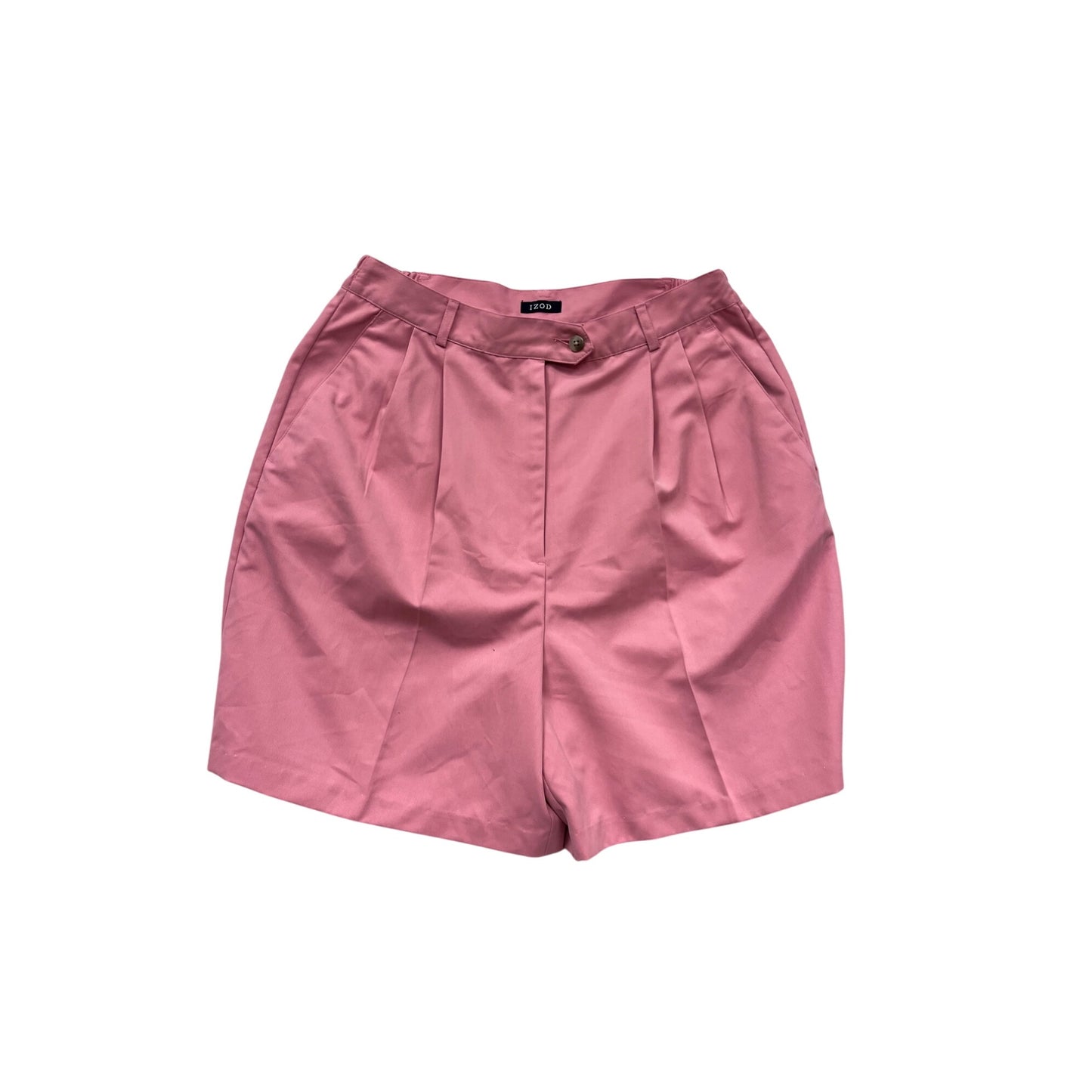 Izod Pink Pleated Shorts Size 12 #561A