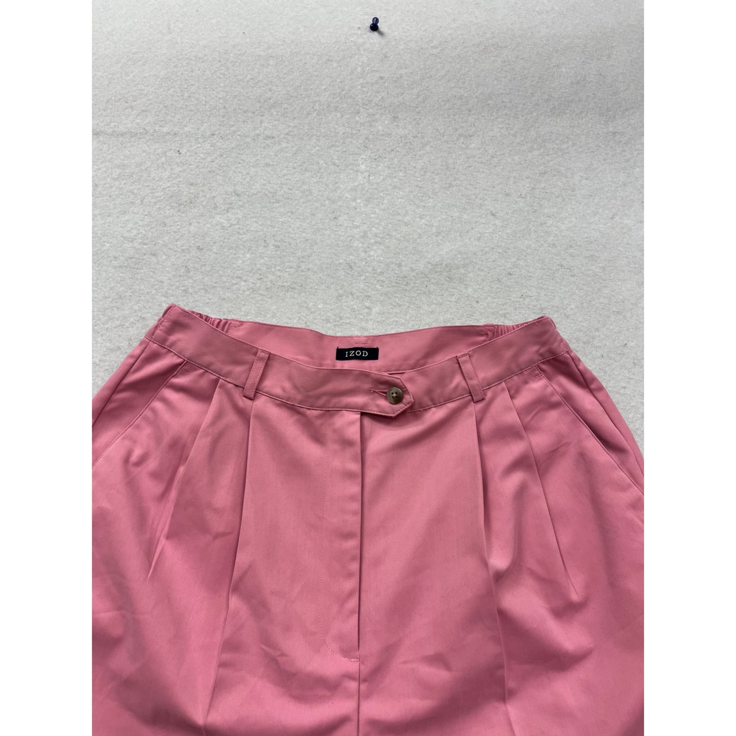 Izod Pink Pleated Shorts Size 12 #561A