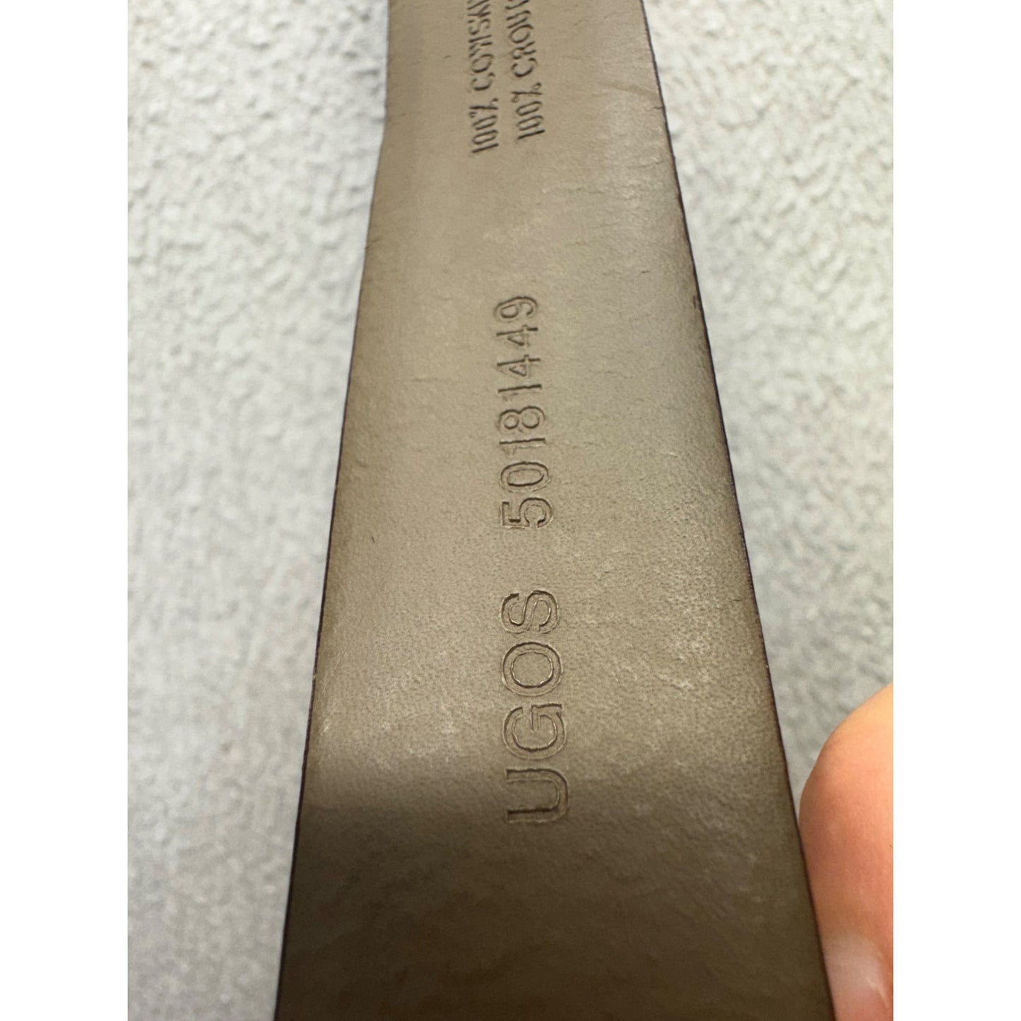 Black Leather Hugo Boss Belt W/ Silver Buckle Classic Mens Accessory #70B