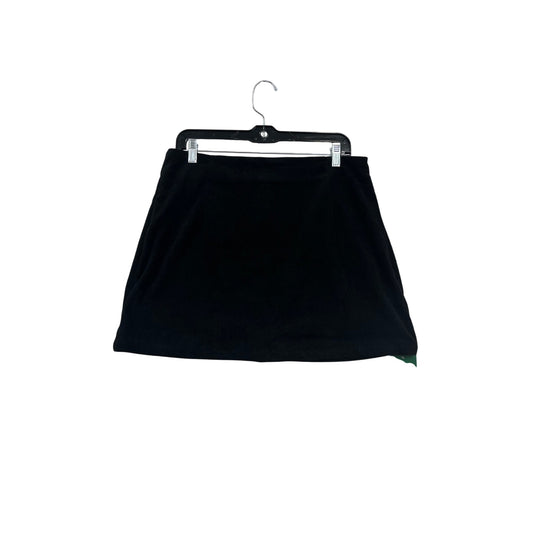 Halara Black Corduroy Skirt L #189A