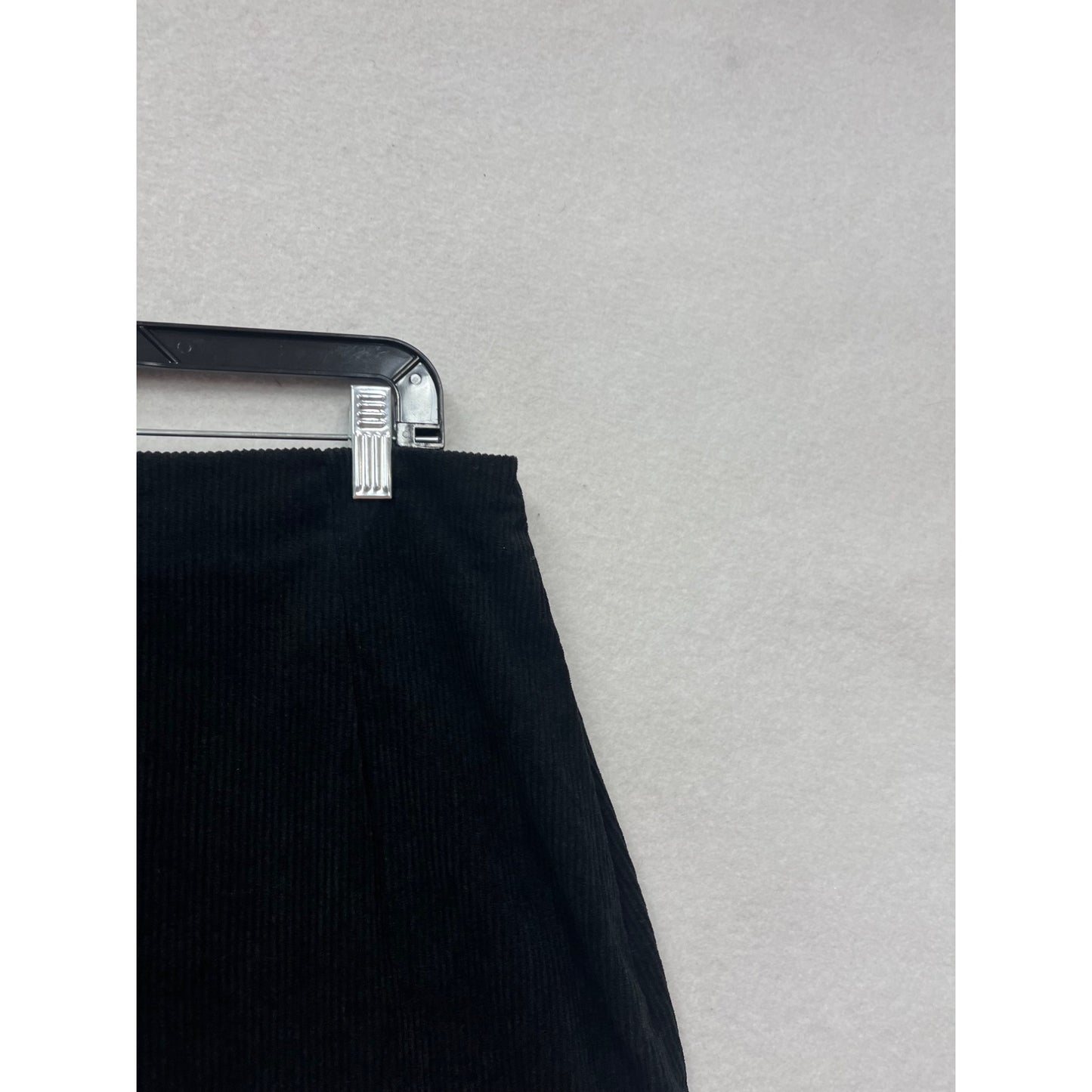 Halara Black Corduroy Skirt L #189A