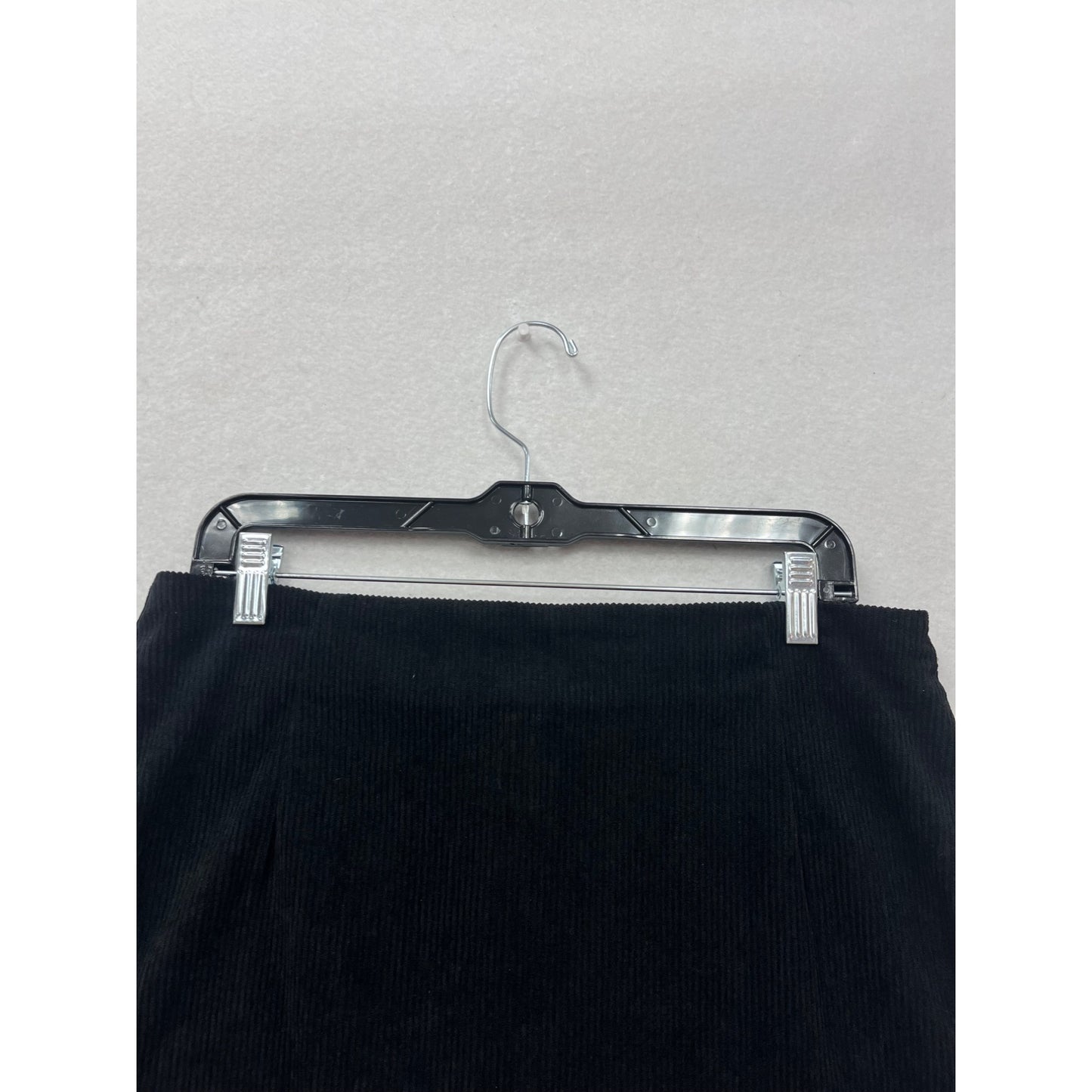 Halara Black Corduroy Skirt L #189A