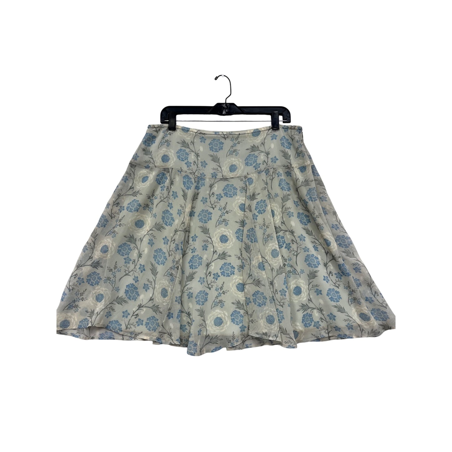 Eddie Bauer Floral A-Line Skirt Size 12 #8937