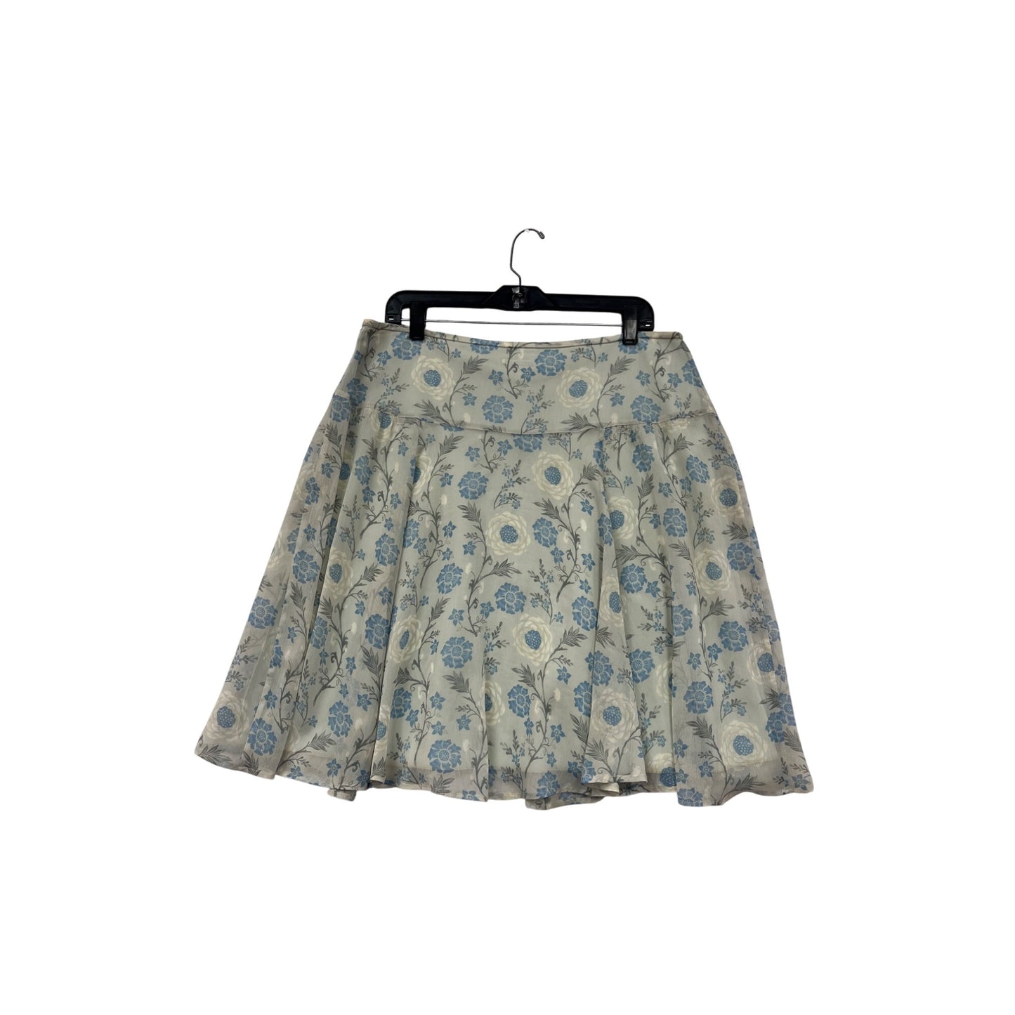 Eddie Bauer Floral A-Line Skirt Size 12 #8937