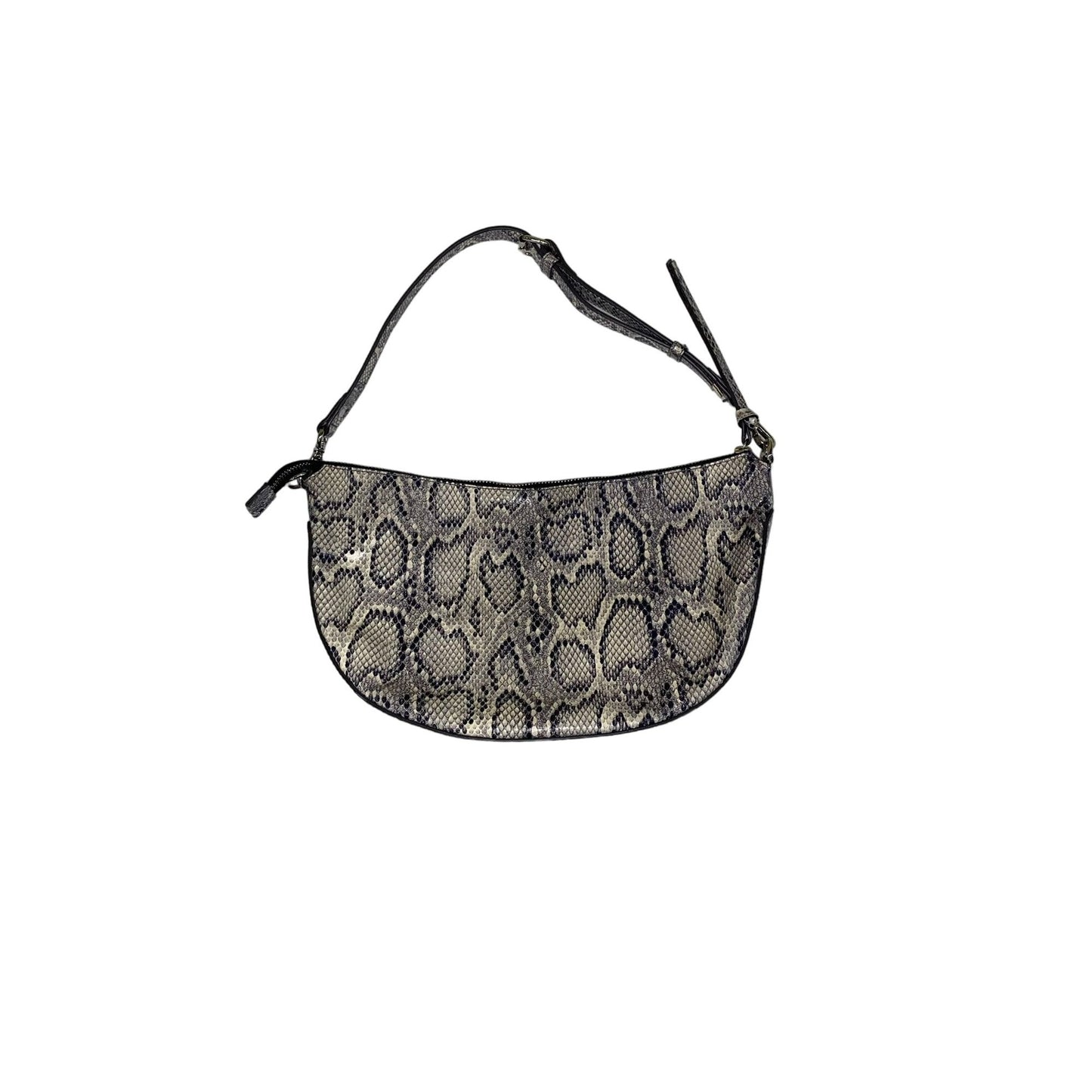 Snake Print Shoulder Bag