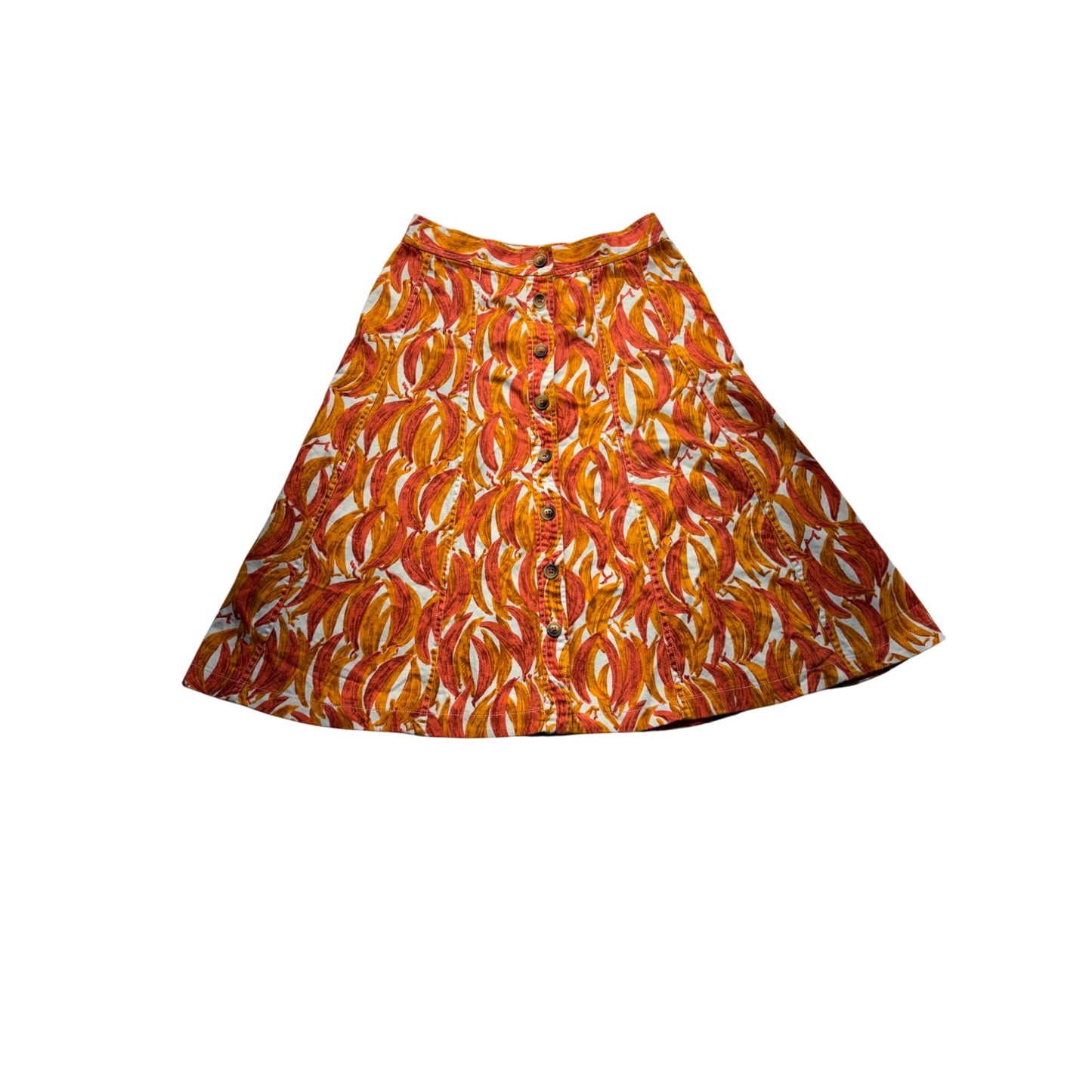 Maeve Anthropologie Womens Button-Front A-Line Skirt #7550