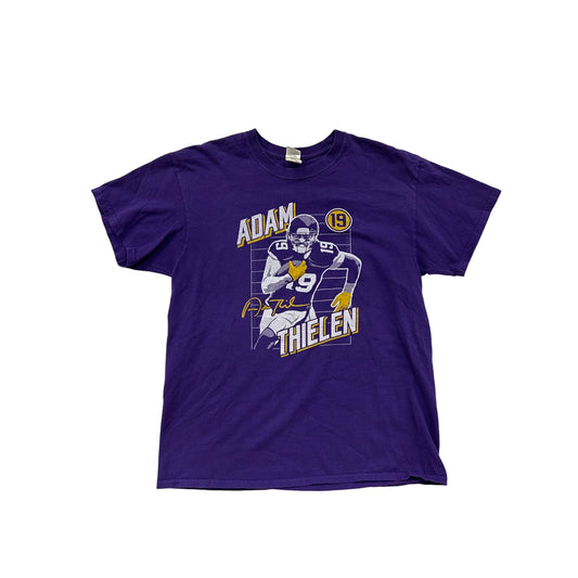 Gildan Adam Thielen Purple Graphic T-Shirt #6367