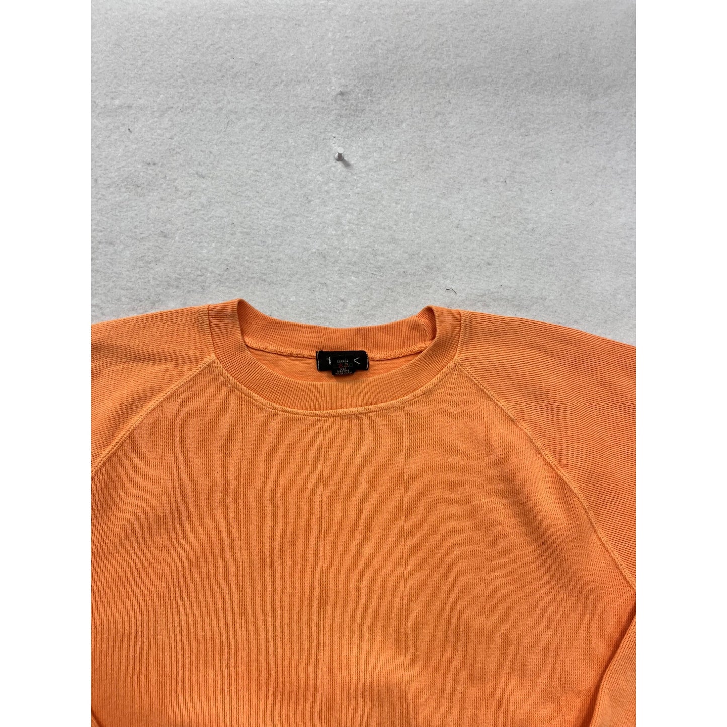 TBK Orange Crewneck Sweatshirt XL 100% Cotton #170A