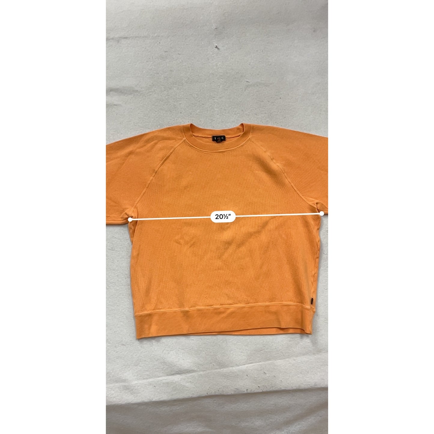 TBK Orange Crewneck Sweatshirt XL 100% Cotton #170A