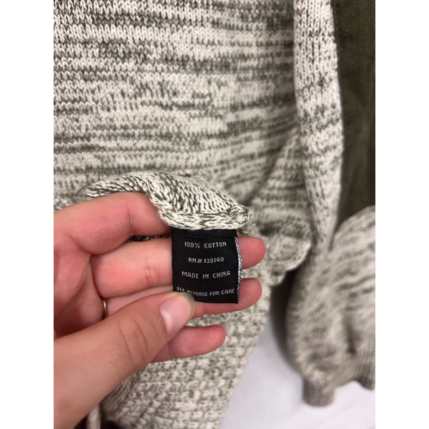 Born Fly 5XL Shawl Collar Cardigan Sweater With Patches #8960