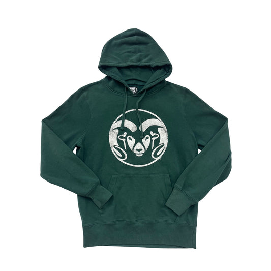 OTS Unisex Medium Green Hoodie With Ram Logo #8204