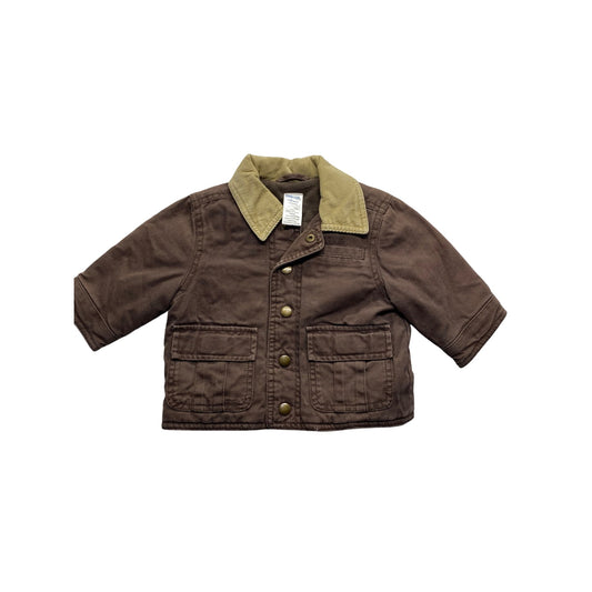 Gymboree Brown Corduroy Jacket 6-12 Months With Button Closures & Pockets #7062