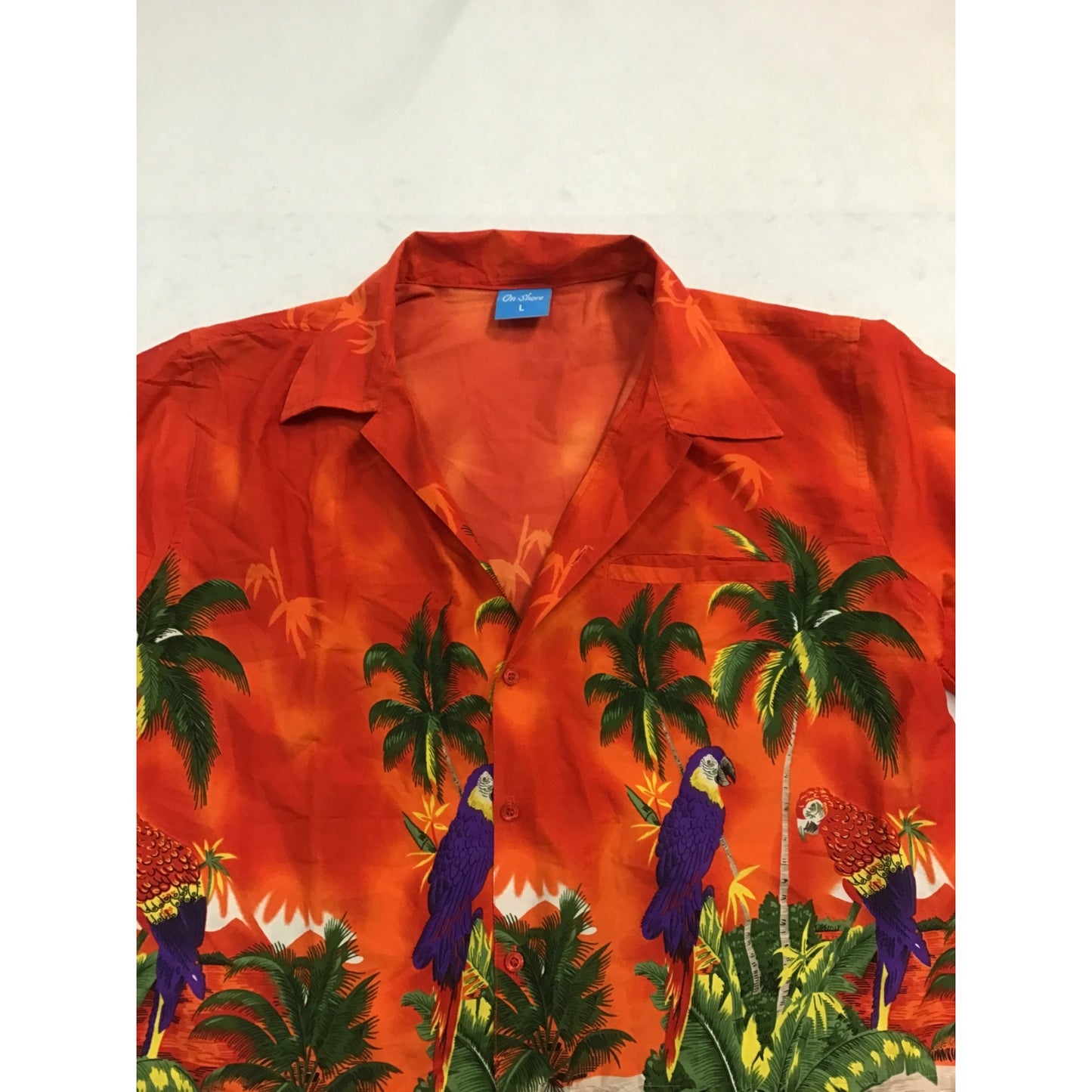 Men’s Lightweight Tropical ButtonUp