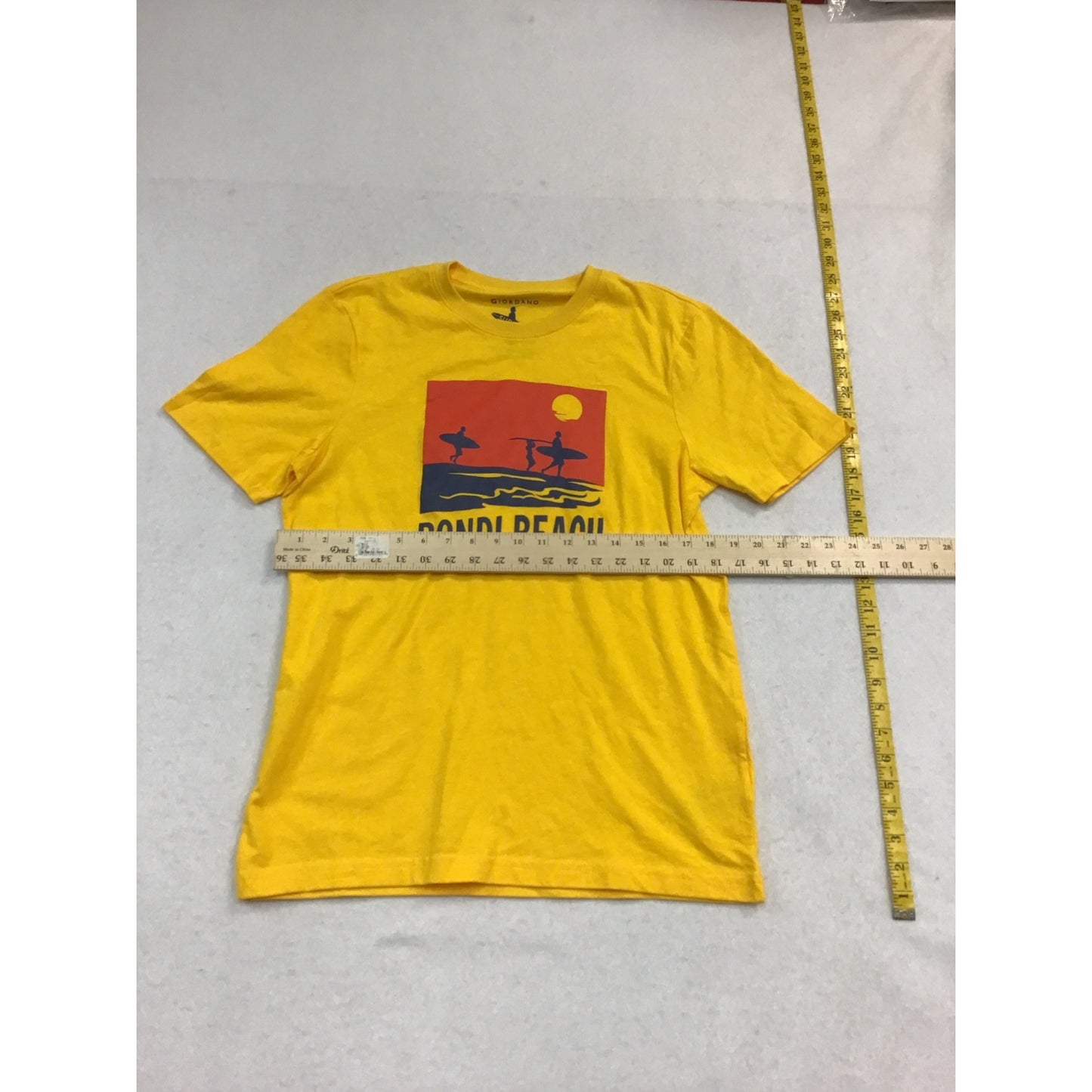 Yellow Giordano T-shirt