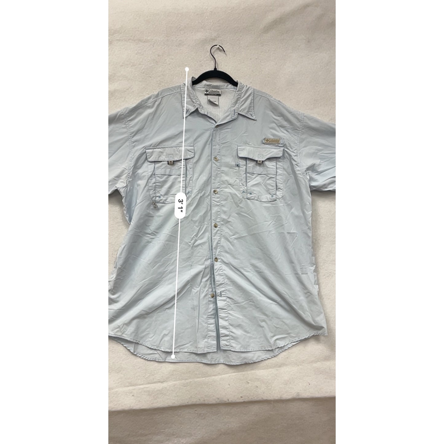 Columbia 2XT Short Sleeve PFG Fishing Shirt #8781