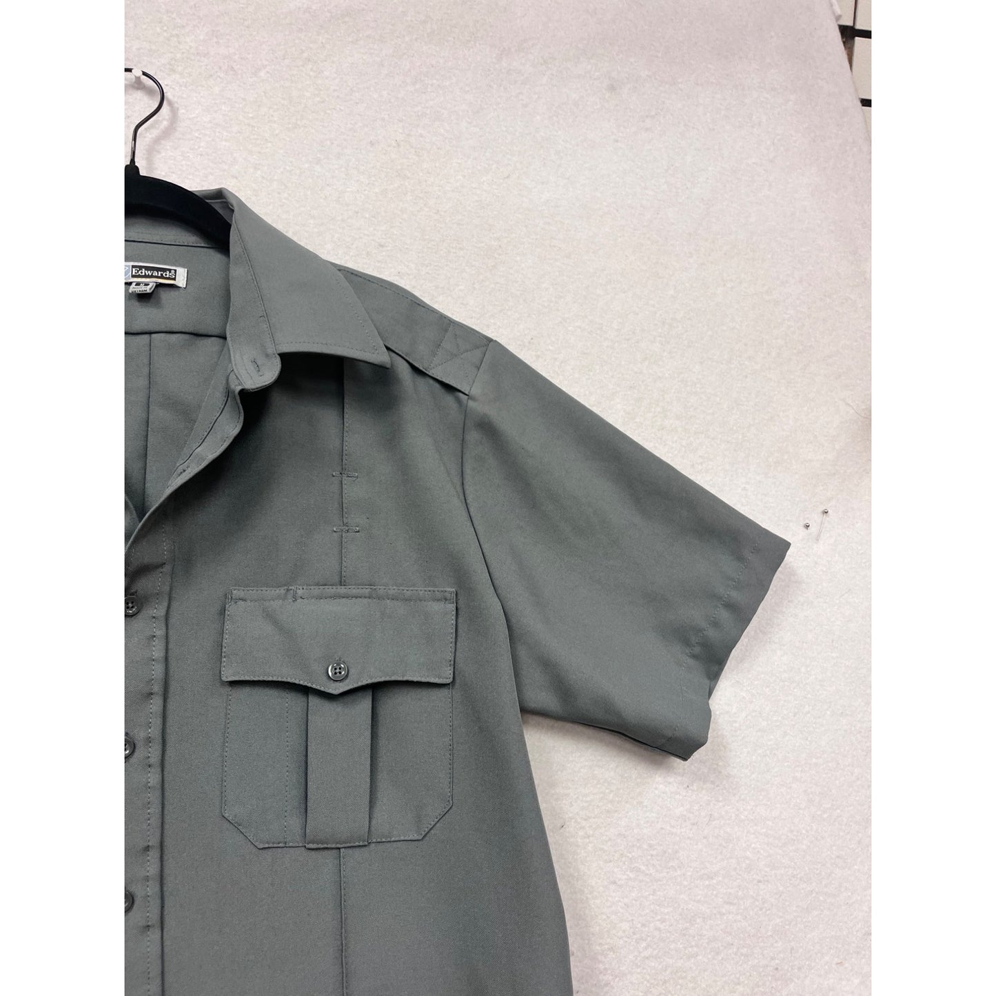 Edwards Short Sleeve Security Shirt M Grey #344A