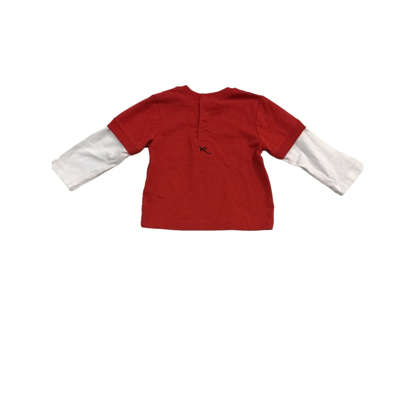 Baby Boy Layered Long-Sleeve Top