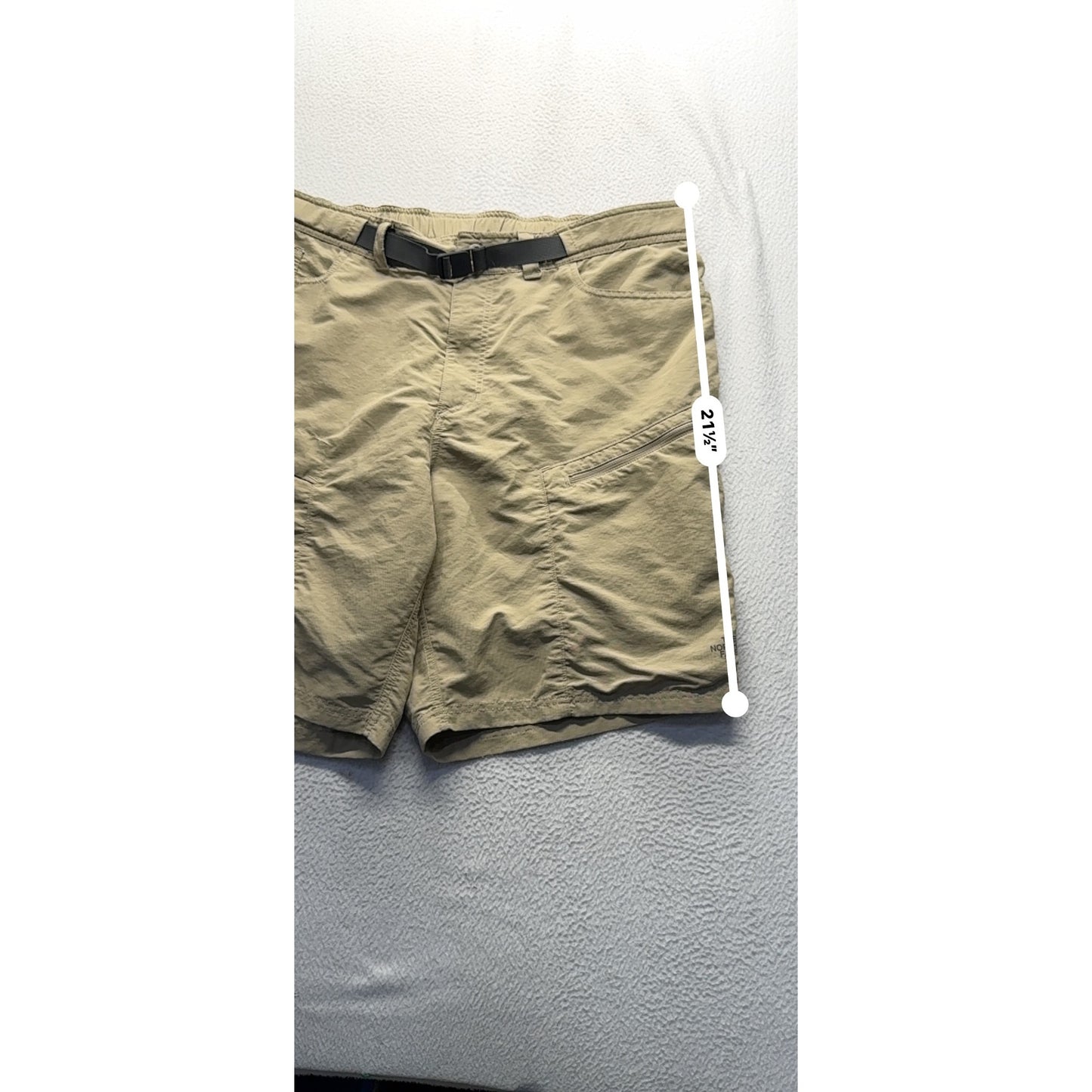 The North Face Mens Beige Nylon Utility Cargo Shorts Size XXL #9503