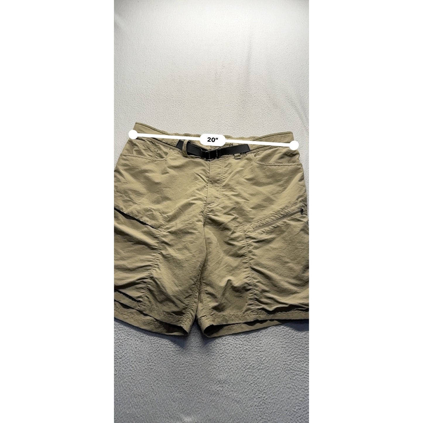 The North Face Mens Beige Nylon Utility Cargo Shorts Size XXL #9503