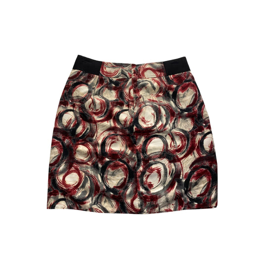 Vera wang patterned mini skirt #5779