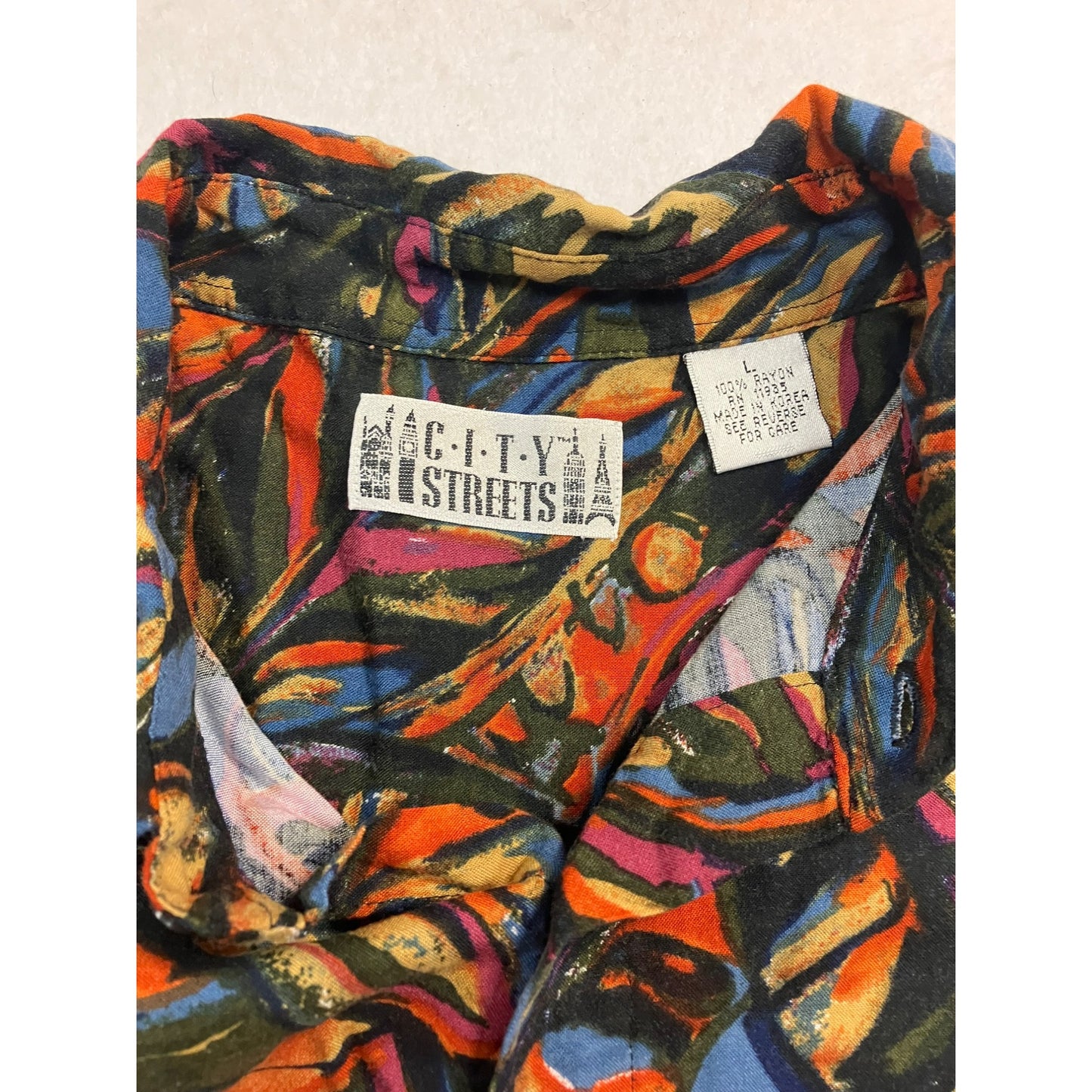 Colorful Men’s Button Up Long Sleeve #2341