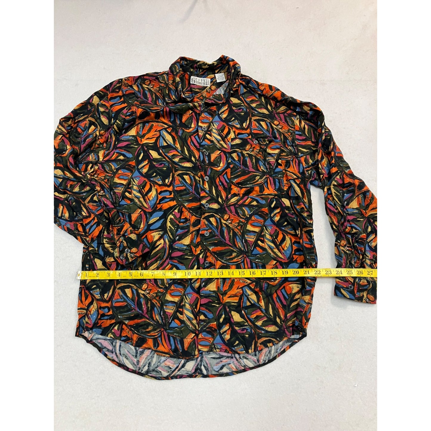 Colorful Men’s Button Up Long Sleeve #2341