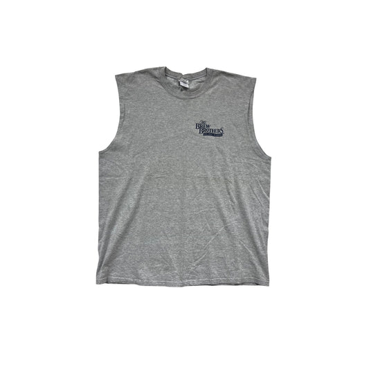 The Brew Brothers Gray Sleeveless Shirt XL #635A