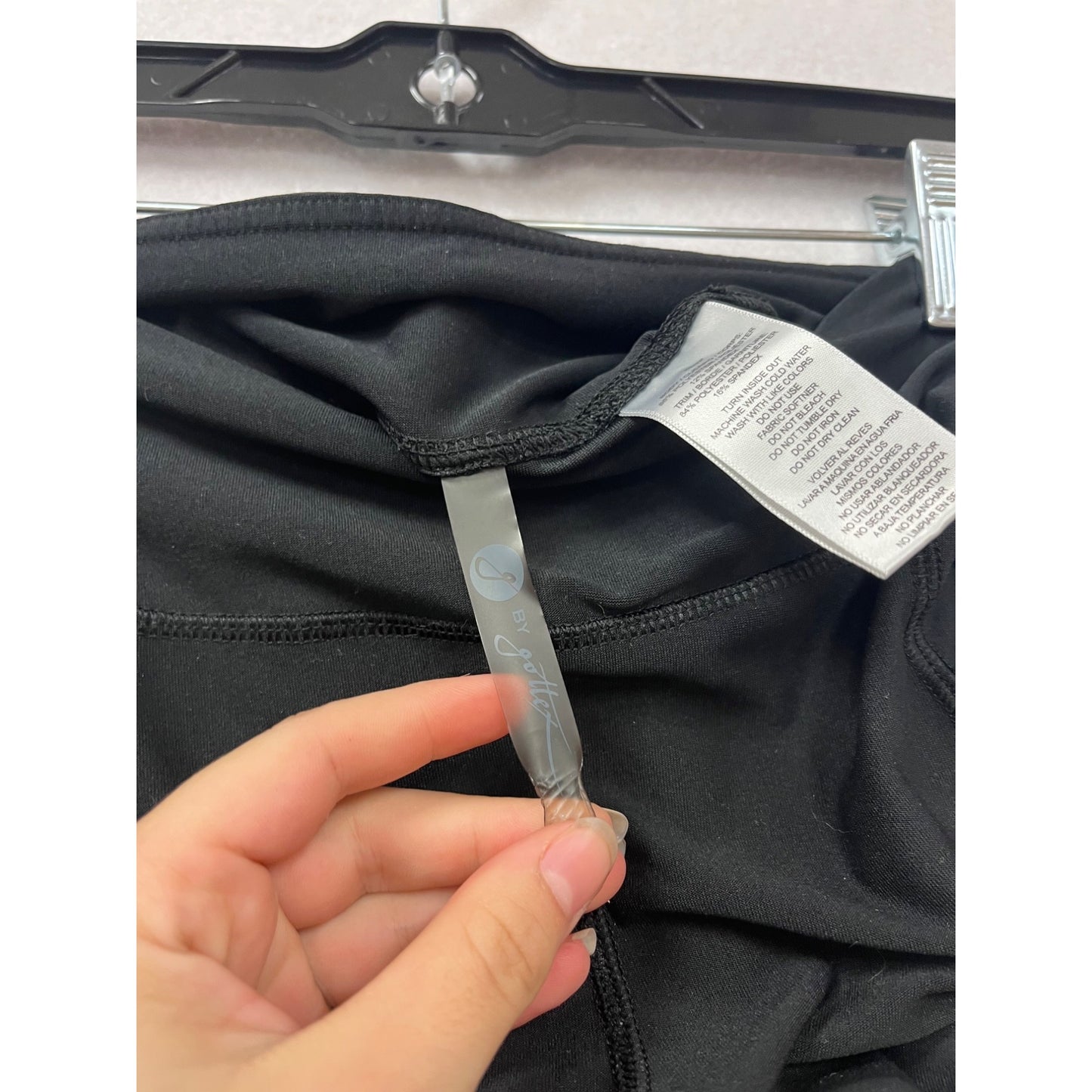 Black Yoga Pants Size Small Stretchy Athletic Leggings #632A