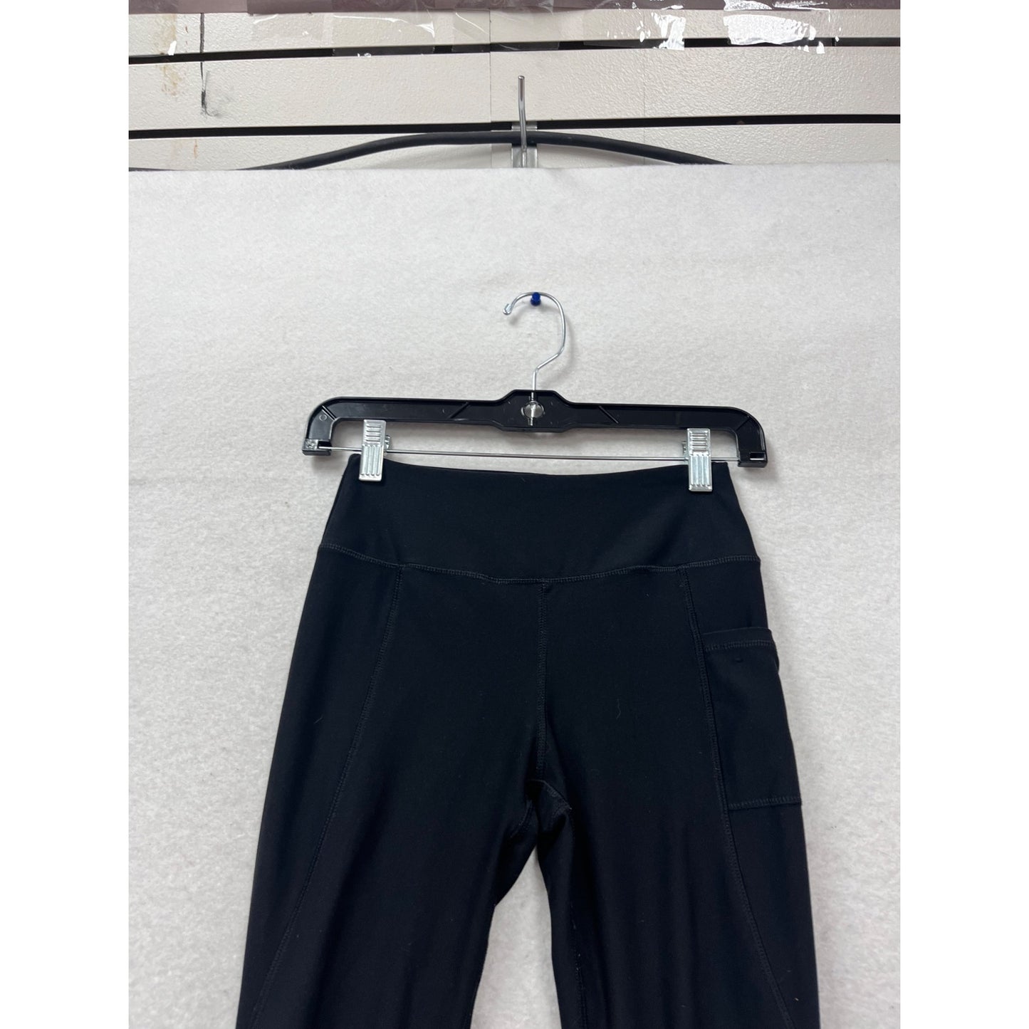 Black Yoga Pants Size Small Stretchy Athletic Leggings #632A