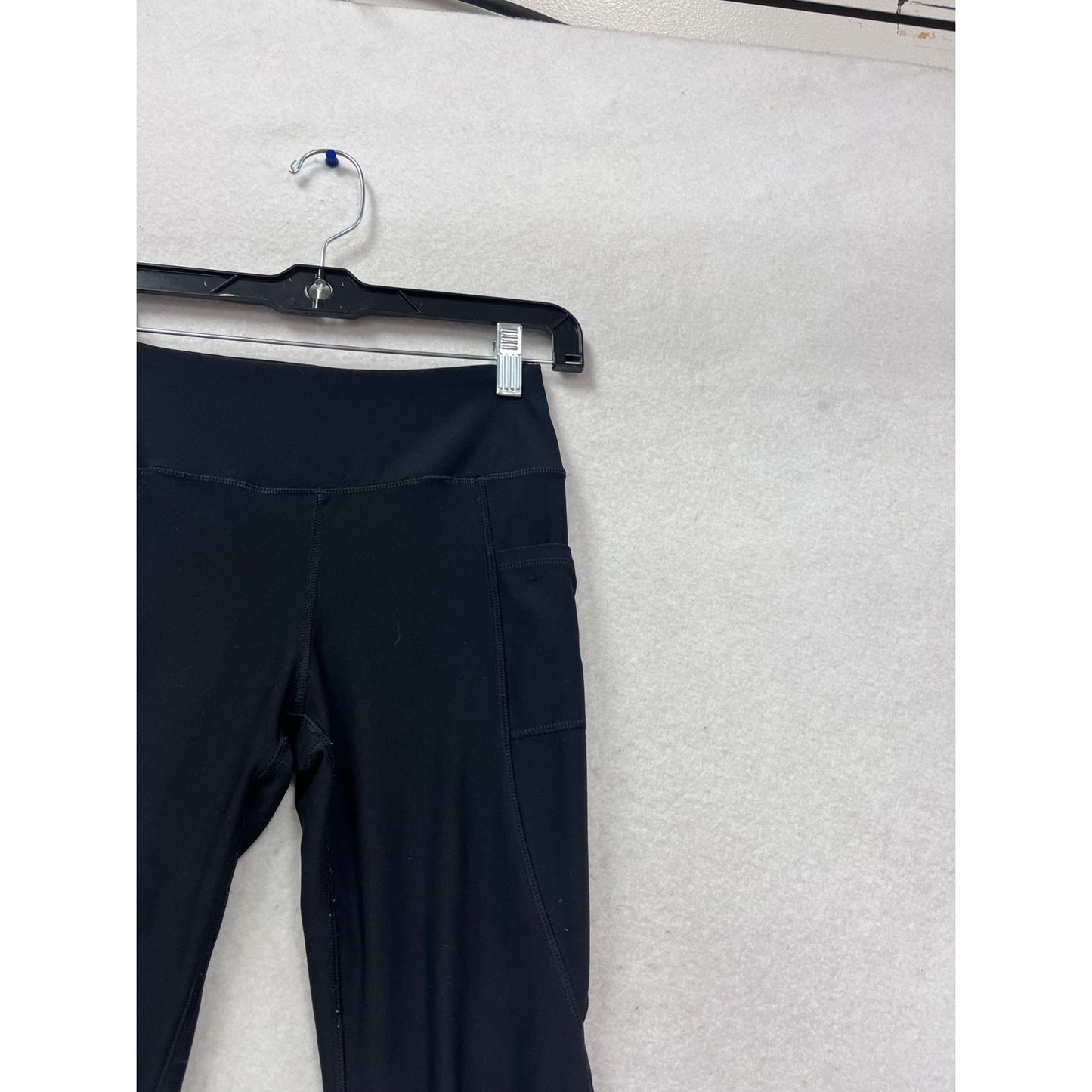 Black Yoga Pants Size Small Stretchy Athletic Leggings #632A