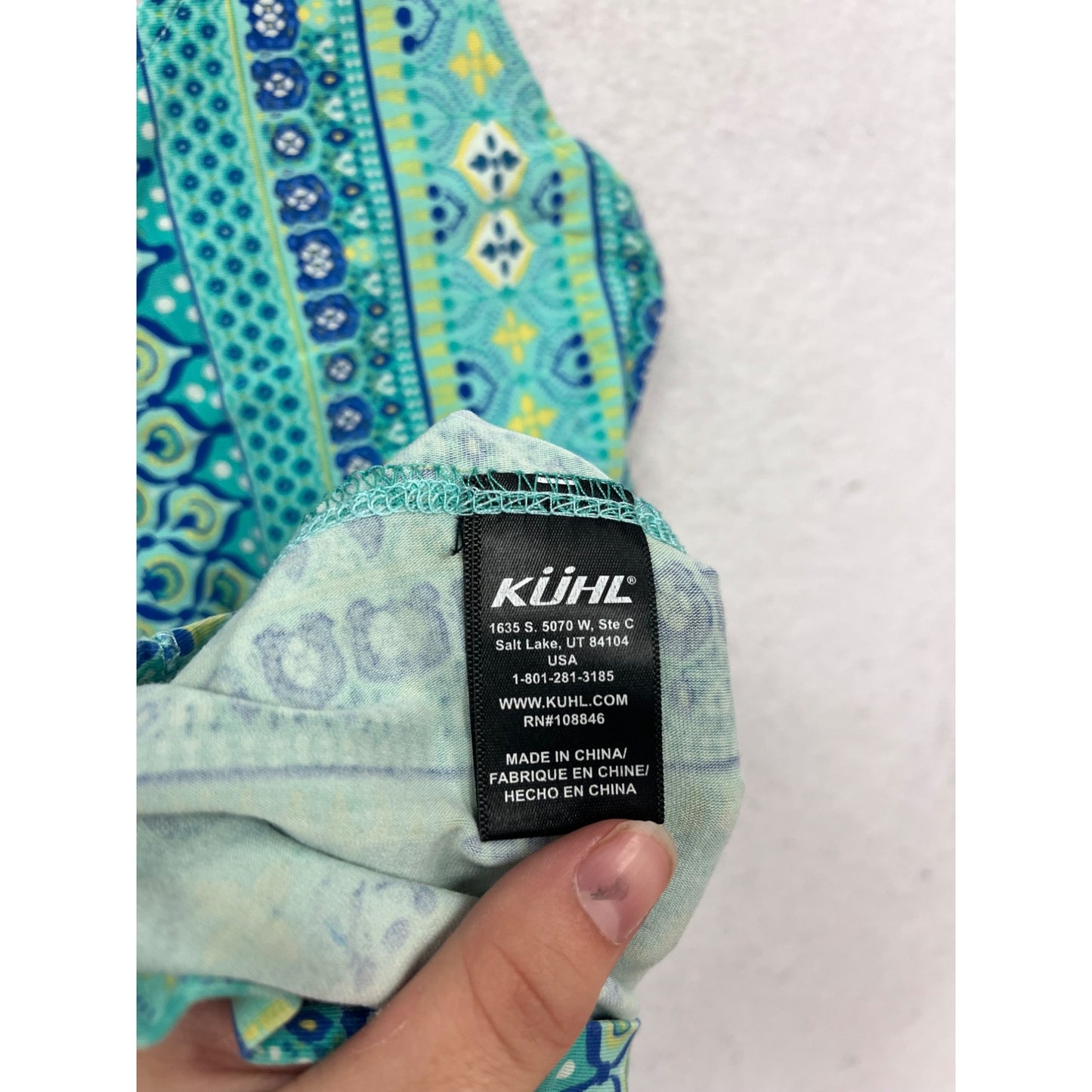 Kuhl Sleeveless Crisscross Back Tank Top M #492A