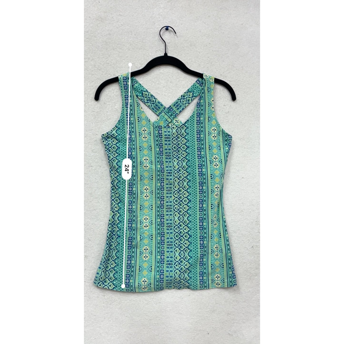 Kuhl Sleeveless Crisscross Back Tank Top M #492A