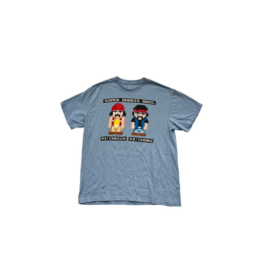 Liquid Blue Super Barrio Bros. Cheech & Chong Graphic T-Shirt #755A