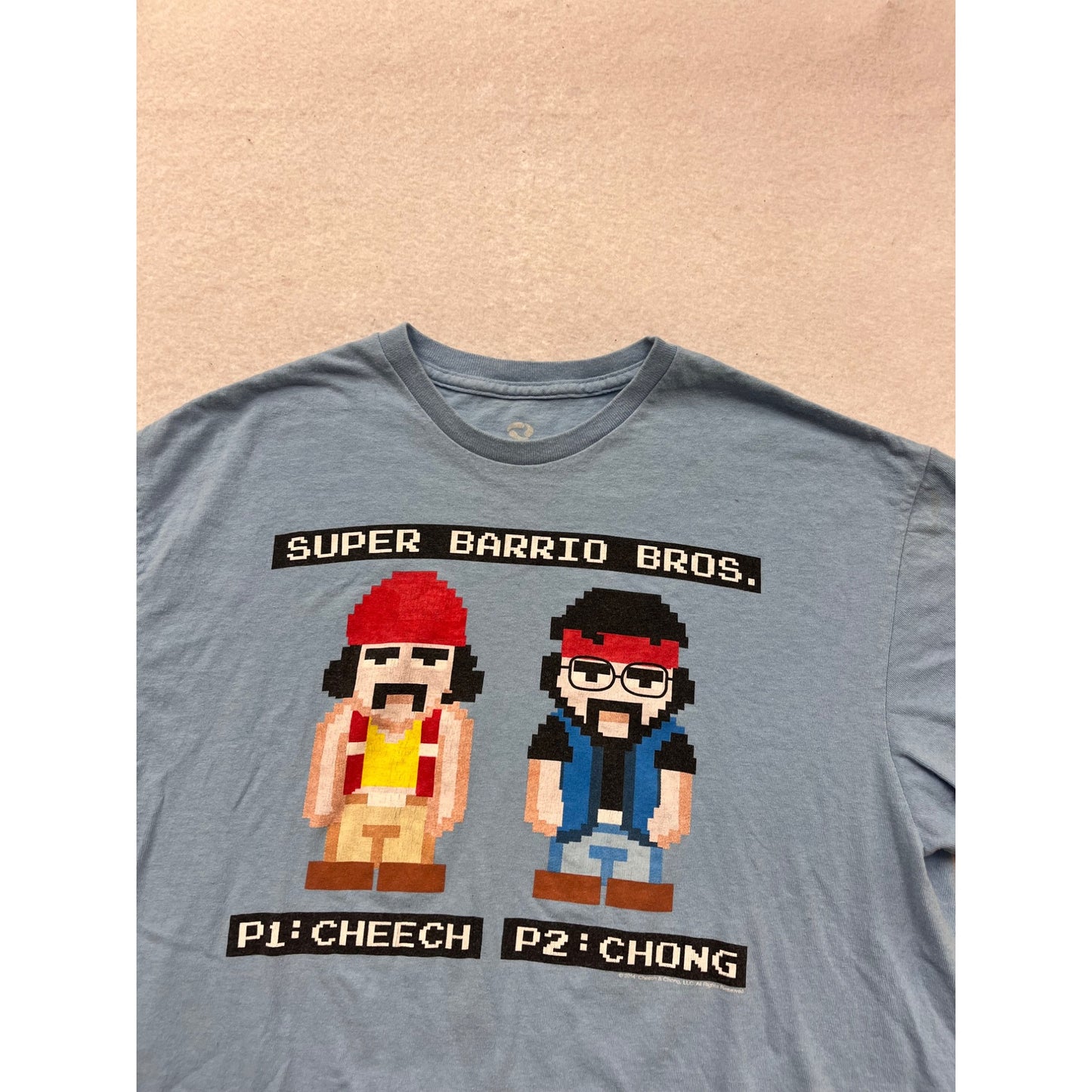 Liquid Blue Super Barrio Bros. Cheech & Chong Graphic T-Shirt #755A