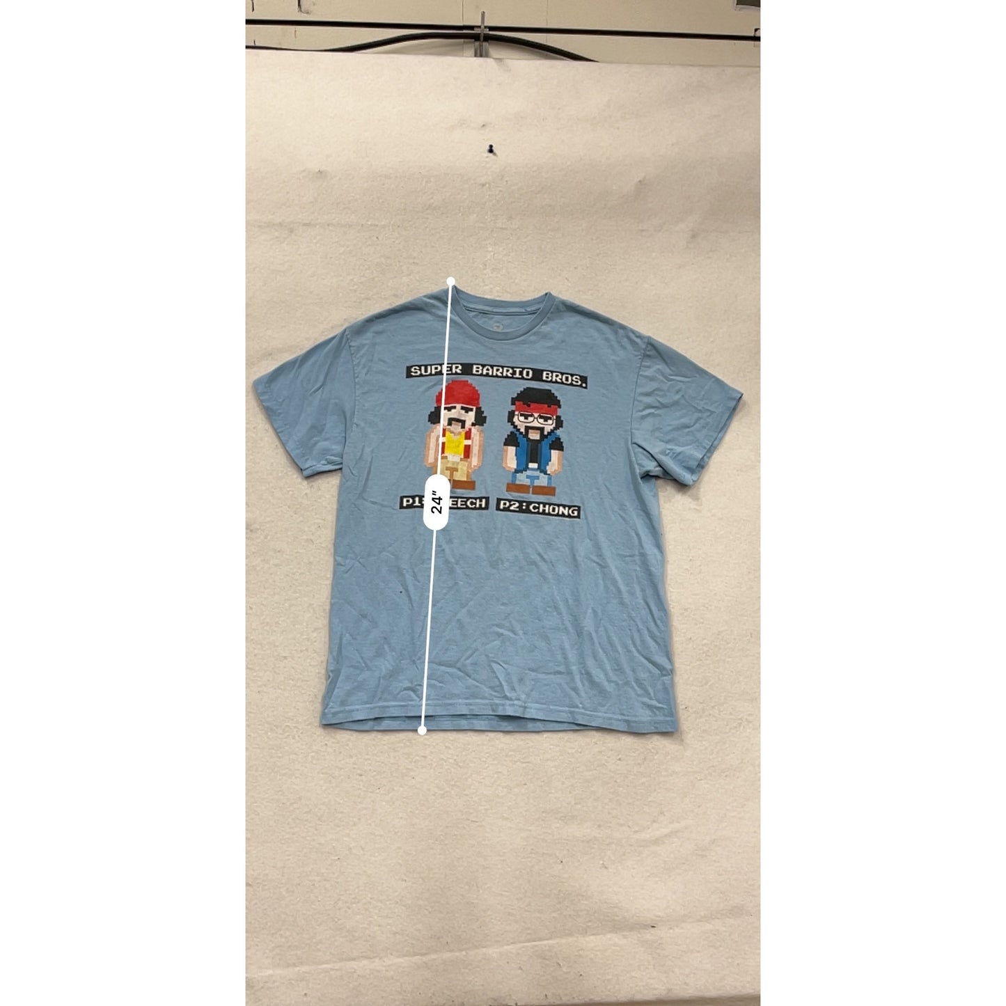 Liquid Blue Super Barrio Bros. Cheech & Chong Graphic T-Shirt #755A