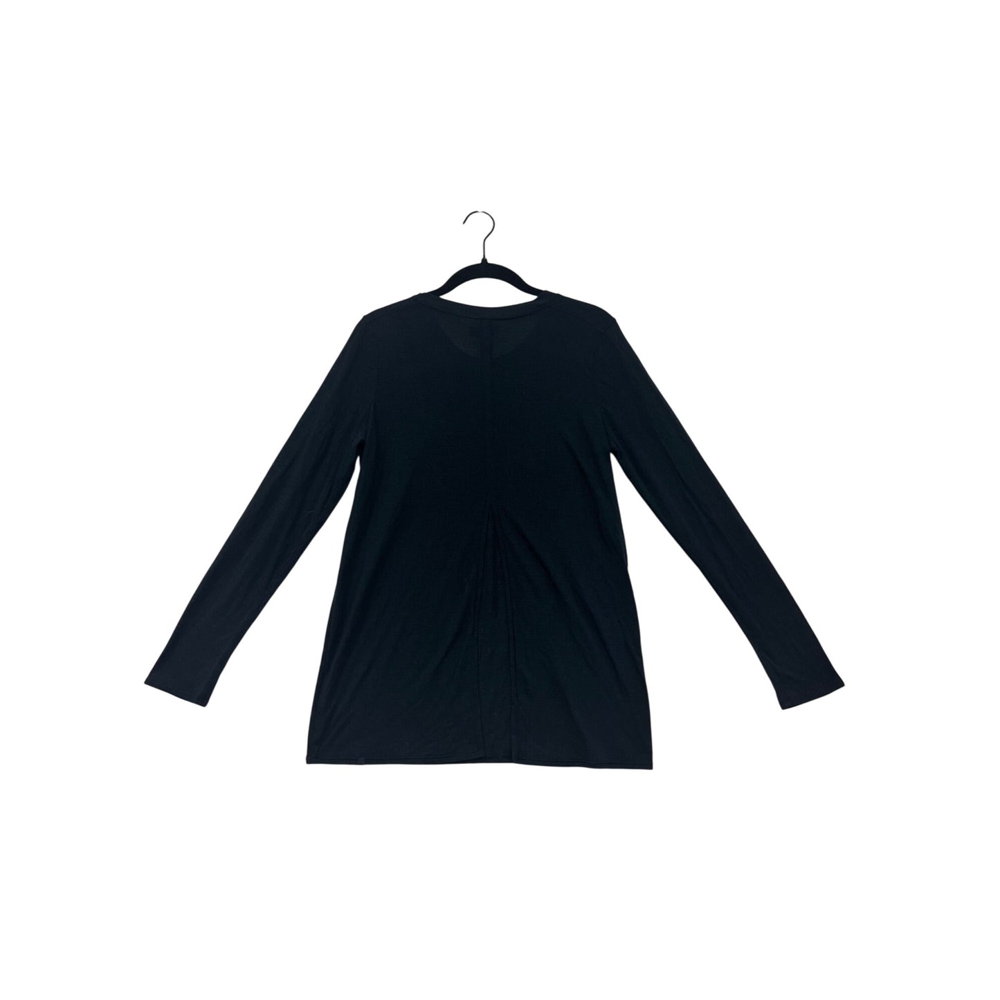 Black Long-Sleeve Tunic Top S/M #8550