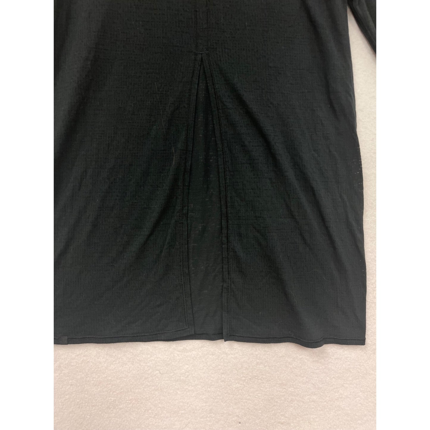 Black Long-Sleeve Tunic Top S/M #8550