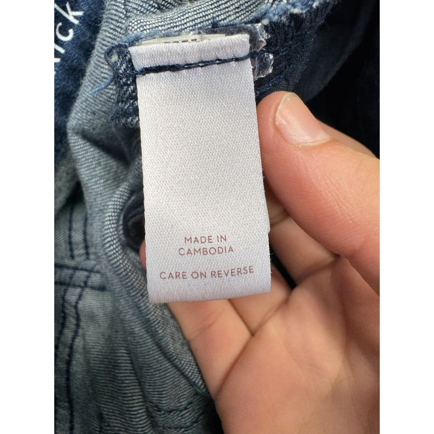 Lauren Conrad Blue Denim Kick Boot Jeans Size 10 Cotton Spandex Blend #9262