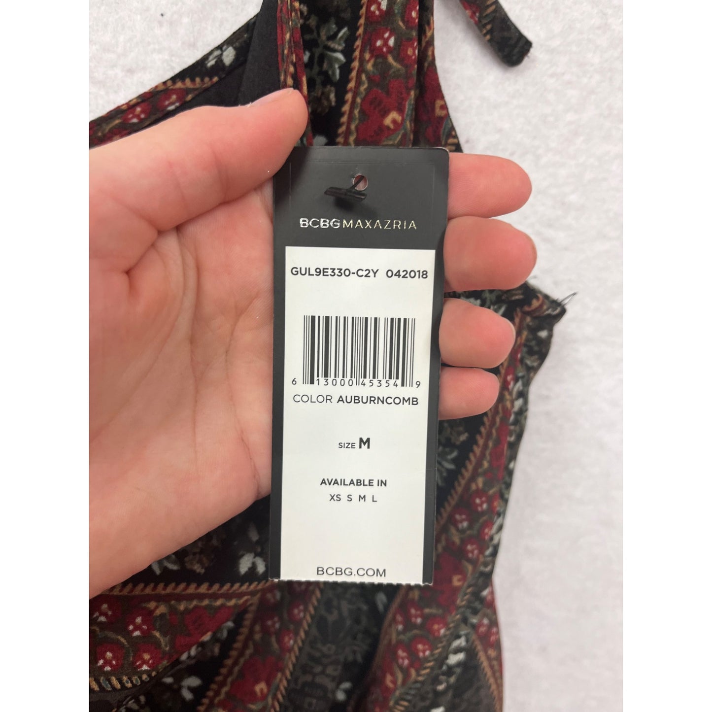 BCBGeneration Floral & Striped Print Tie-Shoulder Romper #8331