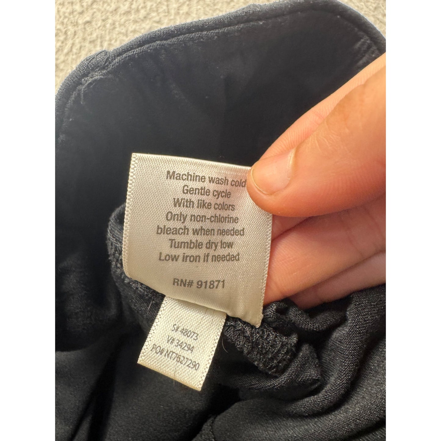 Sahalie Black Skirted Leggings XL 88% Polyester 12% Spandex #9666