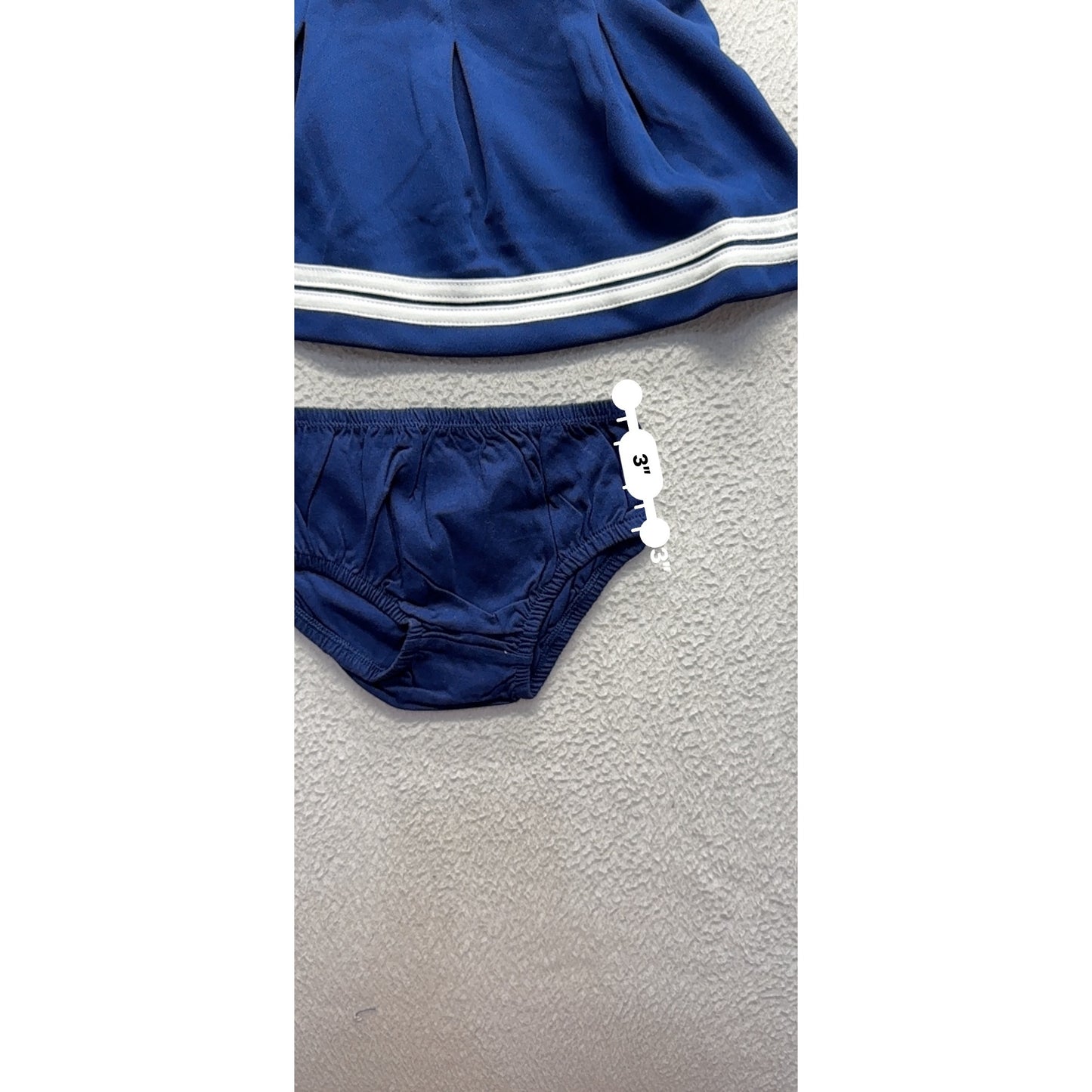 Daddys M.V.P. Baby Cheerleader Dress Set 18M 2-Piece Outfit By Carters 25B